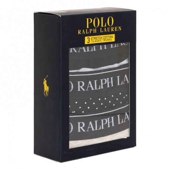 3PACK Boxershorts för herrar Ralph Lauren multicolour (714662050058)