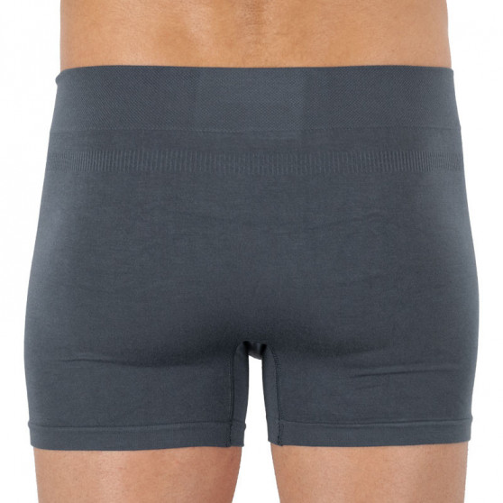 Boxershorts för män Gino bambu sömlös grå (54006)