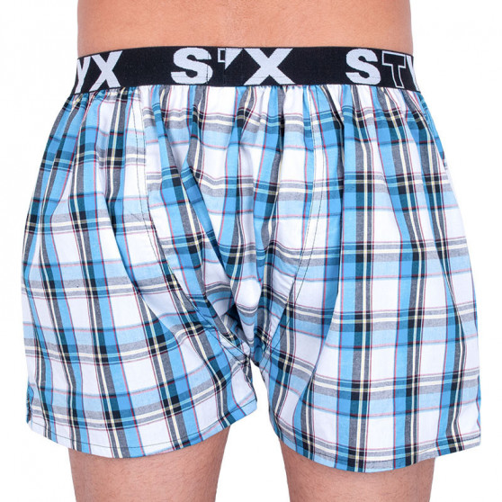 3PACK Boxershorts för herrar Styx sport elastisk flerfärgad (B7343536)