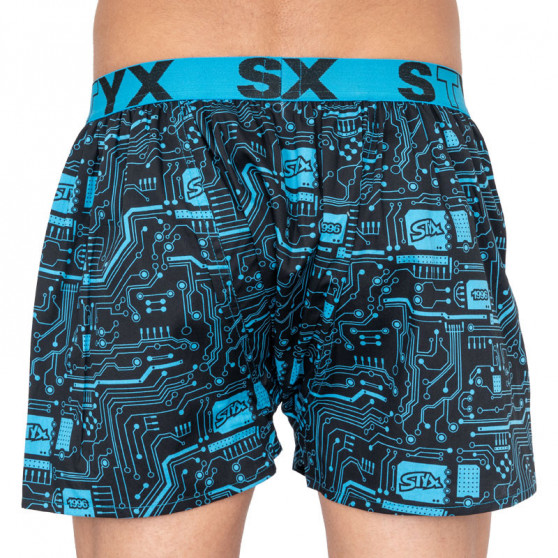 Herr shorts Styx konst sport gummi tee (B857)