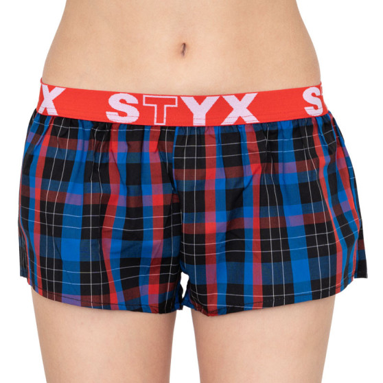 Damshorts Styx sport elastisk flerfärgad (T511)