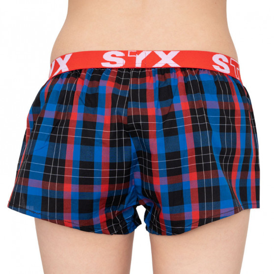 Damshorts Styx sport elastisk flerfärgad (T511)