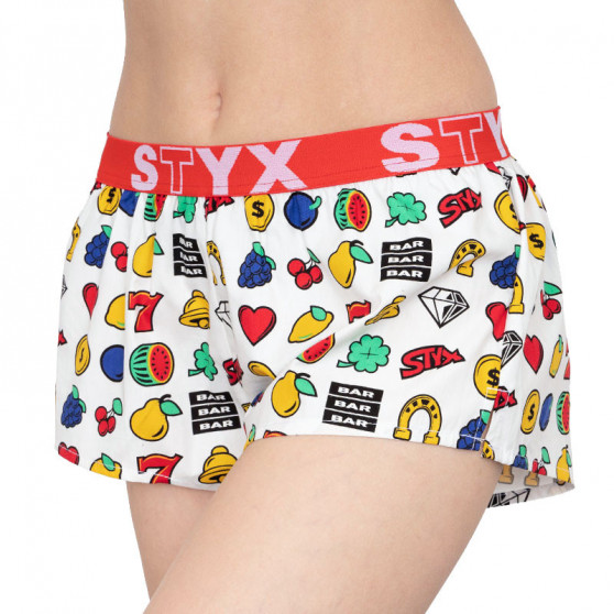 Damshorts Styx konst sport gummi gambler (T855)