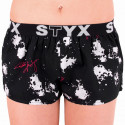 Damshorts Styx konst sport gummi stänk (T653)