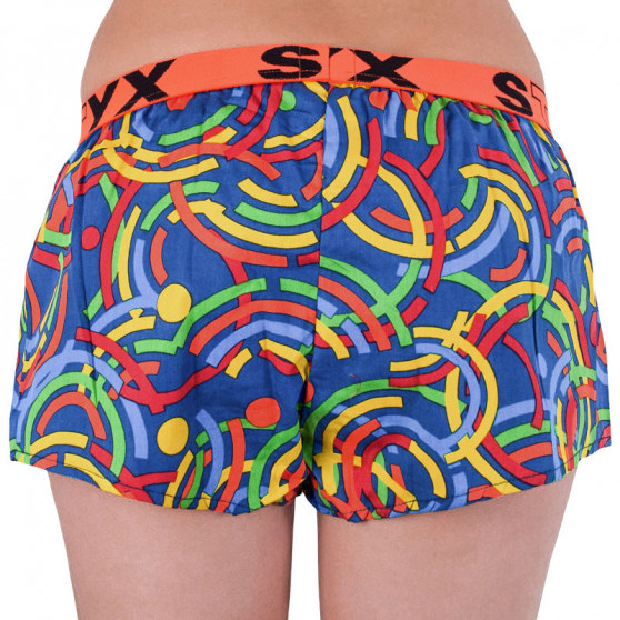 Damshorts Styx art sports rubber flerfärgad (T659)