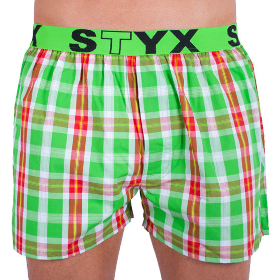 Boxershorts för herrar Styx sport elastisk flerfärgad (B633)