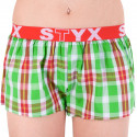 Damshorts Styx sport elastisk flerfärgad (T633)