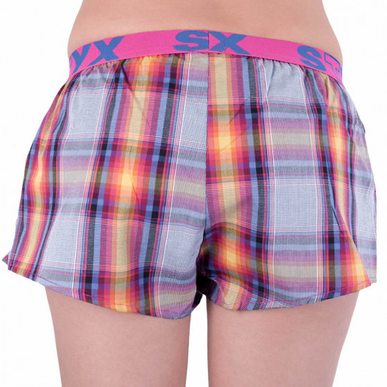 Damshorts Styx sport elastisk flerfärgad (T629)