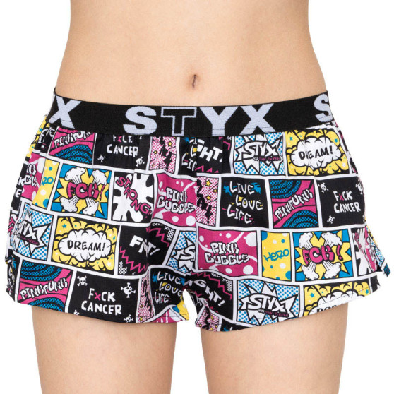 Damshorts Styx art sports gummi Pink Bubble (T858)