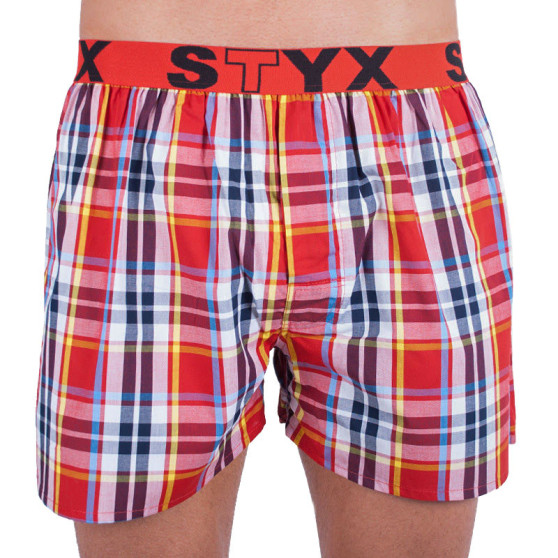 Boxershorts för herrar Styx sport elastisk flerfärgad (B639)