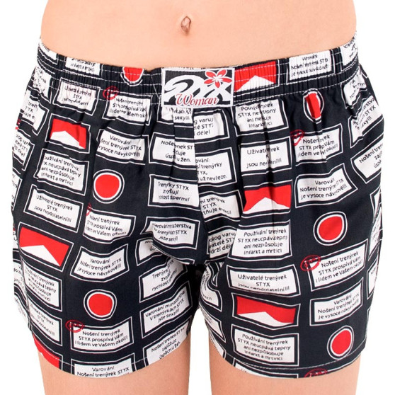 Damshorts Styx art klassisk gummivarning (K553)