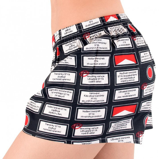 Damshorts Styx art klassisk gummivarning (K553)