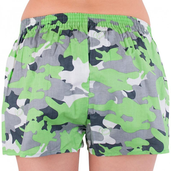 Damshorts Styx art classic rubber grön camouflage (K559)