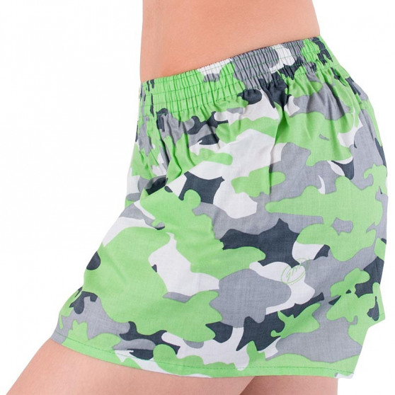 Damshorts Styx art classic rubber grön camouflage (K559)