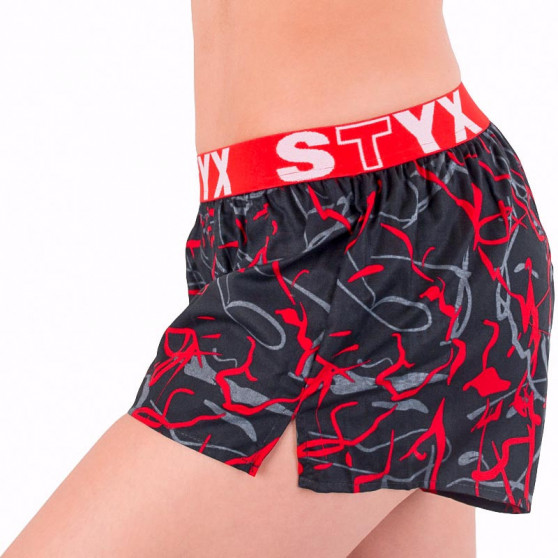 Damshorts Styx art sport gummi Jáchym svart (T550)