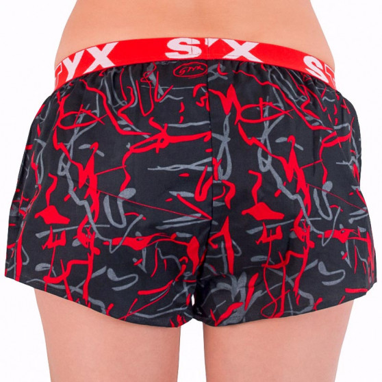 Damshorts Styx art sport gummi Jáchym svart (T550)