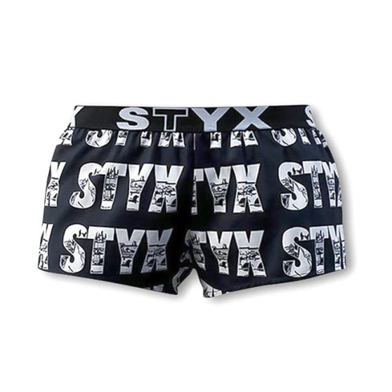 Damshorts Styx art sports gummi Prag (T554)