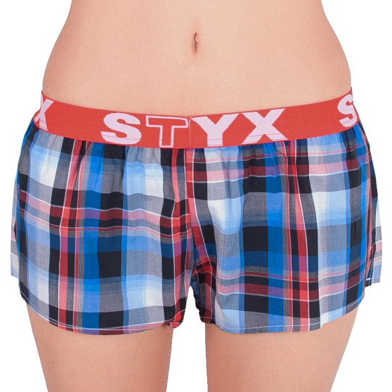 Damshorts Styx sport elastisk flerfärgad (T611)