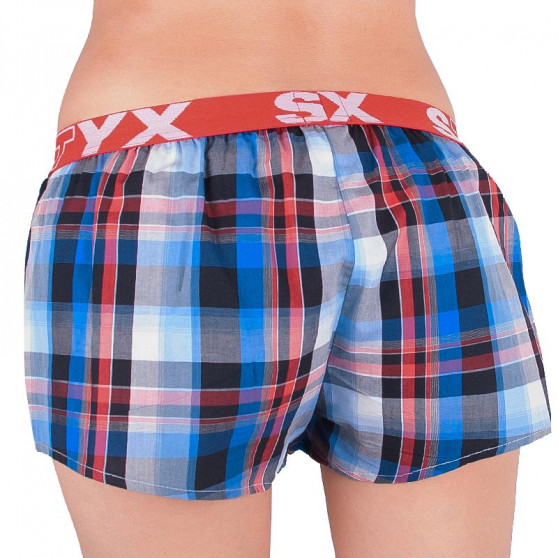 Damshorts Styx sport elastisk flerfärgad (T611)