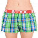 Damshorts Styx sport elastisk flerfärgad (T618)