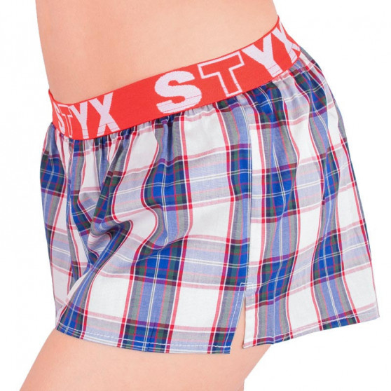 Damshorts Styx sport elastisk flerfärgad (T516)