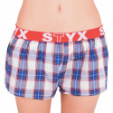 Damshorts Styx sport elastisk flerfärgad (T516)