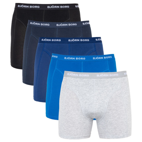 5PACK Boxershorts för herrar Bjorn Borg multicolour (9999-1026-70101)