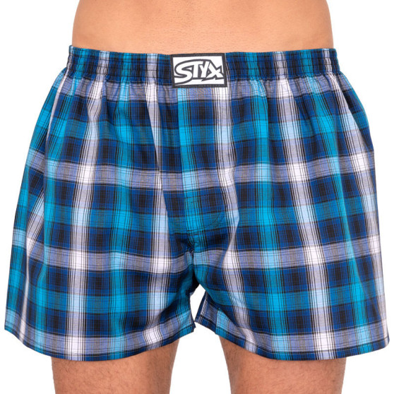 Boxershorts för herrar Styx klassiskt gummi överdimensionerat flerfärgad (E801)