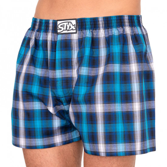 Boxershorts för herrar Styx klassiskt gummi överdimensionerat flerfärgad (E801)