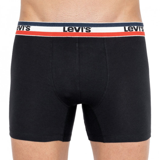 2PACK Boxershorts för herrar Levis svart (905005001 200)