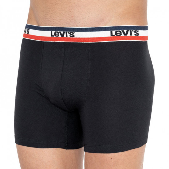 2PACK Boxershorts för herrar Levis svart (905005001 200)