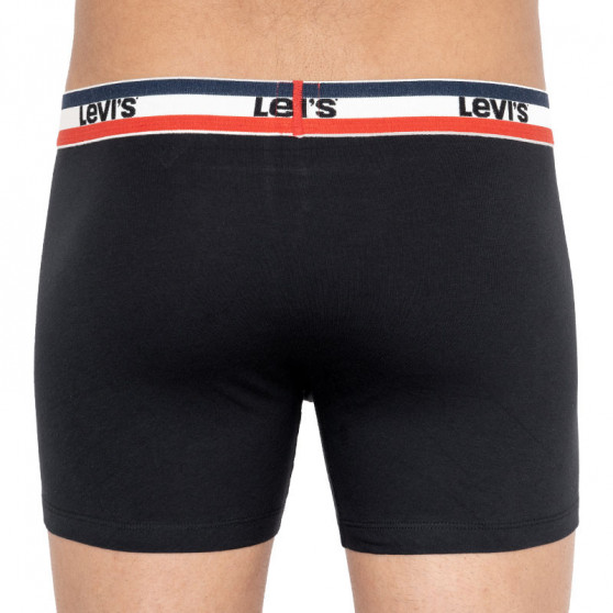 2PACK Boxershorts för herrar Levis svart (905005001 200)