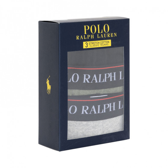 3PACK Boxershorts för herrar Ralph Lauren multicolour (714662050050)