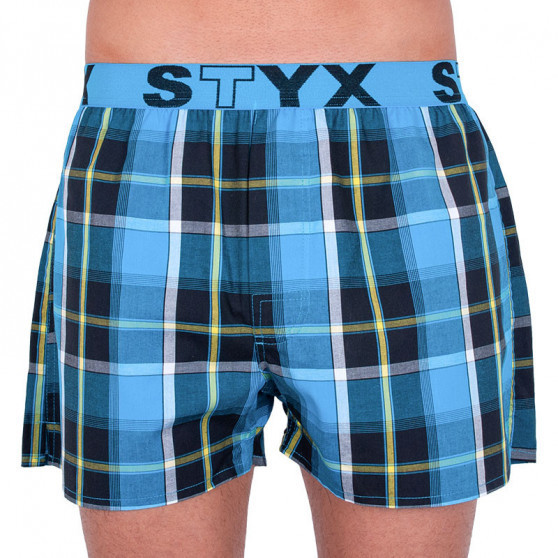 5PACK Boxershorts för herrar Styx sport elastisk flerfärgad (B73134373840)