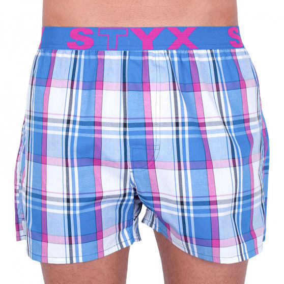 5PACK Boxershorts för herrar Styx sport elastisk flerfärgad (B73134373840)