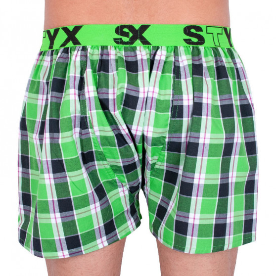 5PACK Boxershorts för herrar Styx sport elastisk flerfärgad (B73134373840)