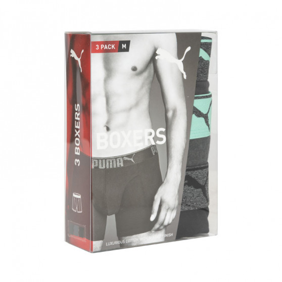 3PACK Boxershorts för herrar Puma multicolour (681030001 005)