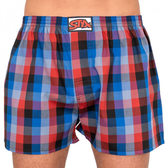 10PACK Boxershorts för herrar Styx klassisk elastisk flerfärgad (A7381234567910)