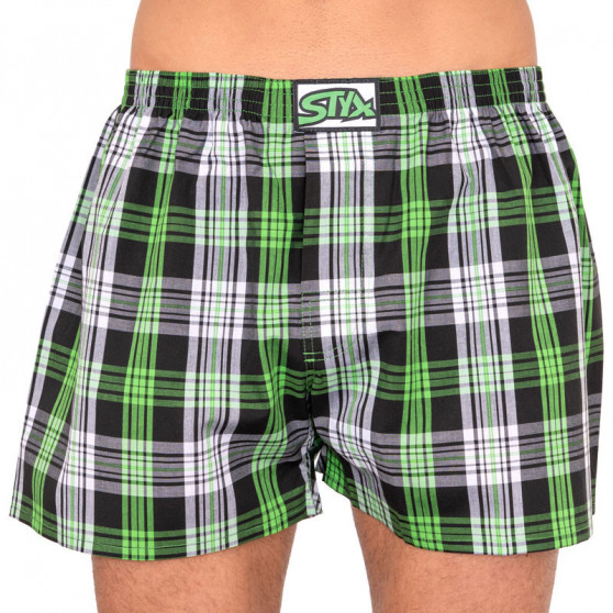 10PACK Boxershorts för herrar Styx klassisk elastisk flerfärgad (A7381234567910)