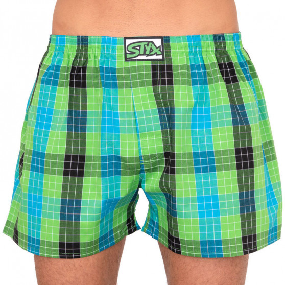 10PACK Boxershorts för herrar Styx klassisk elastisk flerfärgad (A7381234567910)