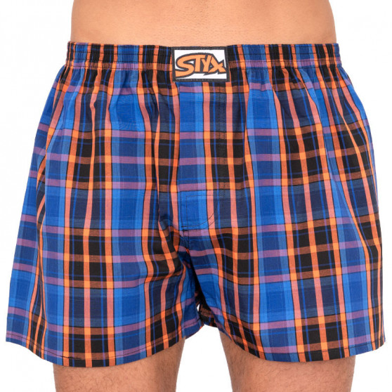 10PACK Boxershorts för herrar Styx klassisk elastisk flerfärgad (A7381234567910)