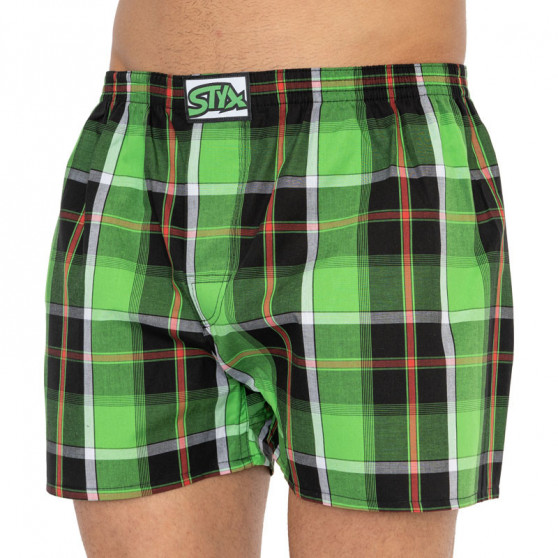 Boxershorts för herrar Styx klassisk elastisk flerfärgad (A818)