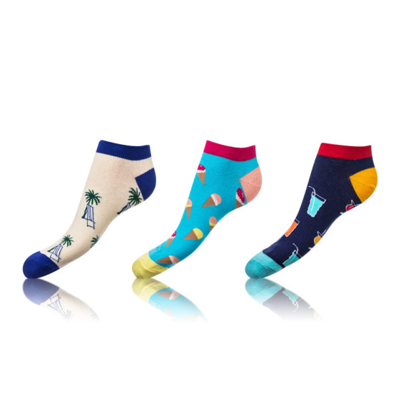 3PACK crazy socks Bellinda flerfärgad (BE491005-309)