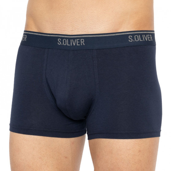 3PACK Boxershorts S.Oliver blå för herrar (26.899.97.5623.12L3)