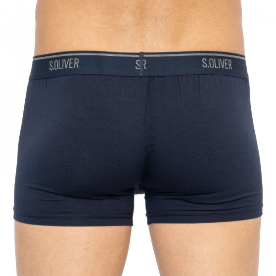 3PACK Boxershorts S.Oliver blå för herrar (26.899.97.5623.12L3)