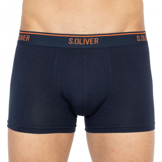 3PACK Boxershorts S.Oliver blå för herrar (26.899.97.5623.12L3)