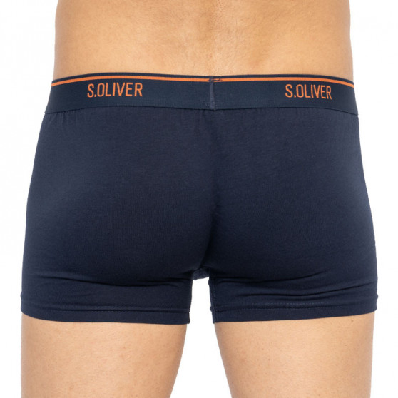 3PACK Boxershorts S.Oliver blå för herrar (26.899.97.5623.12L3)