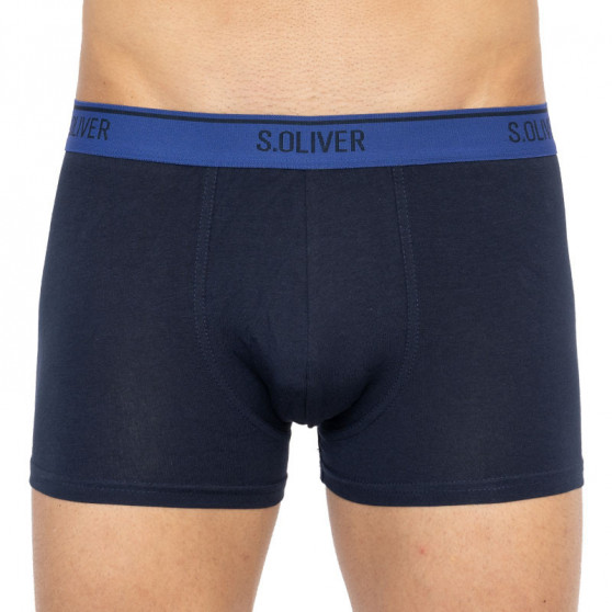 3PACK Boxershorts S.Oliver blå för herrar (26.899.97.5623.12L3)