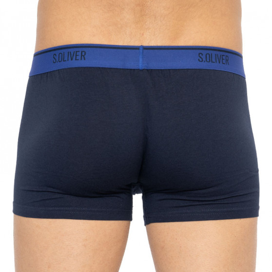 3PACK Boxershorts S.Oliver blå för herrar (26.899.97.5623.12L3)