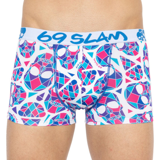 Boxershorts för män 69SLAM hip skullmond vit